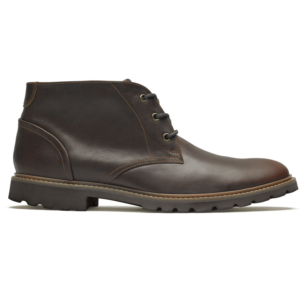 Rockport Støvler Herre Brune - Sharp & Ready Chukka - QLFR47920